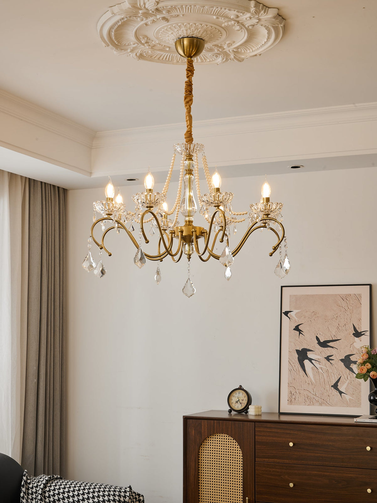 Sapphire Crystal Chandelier