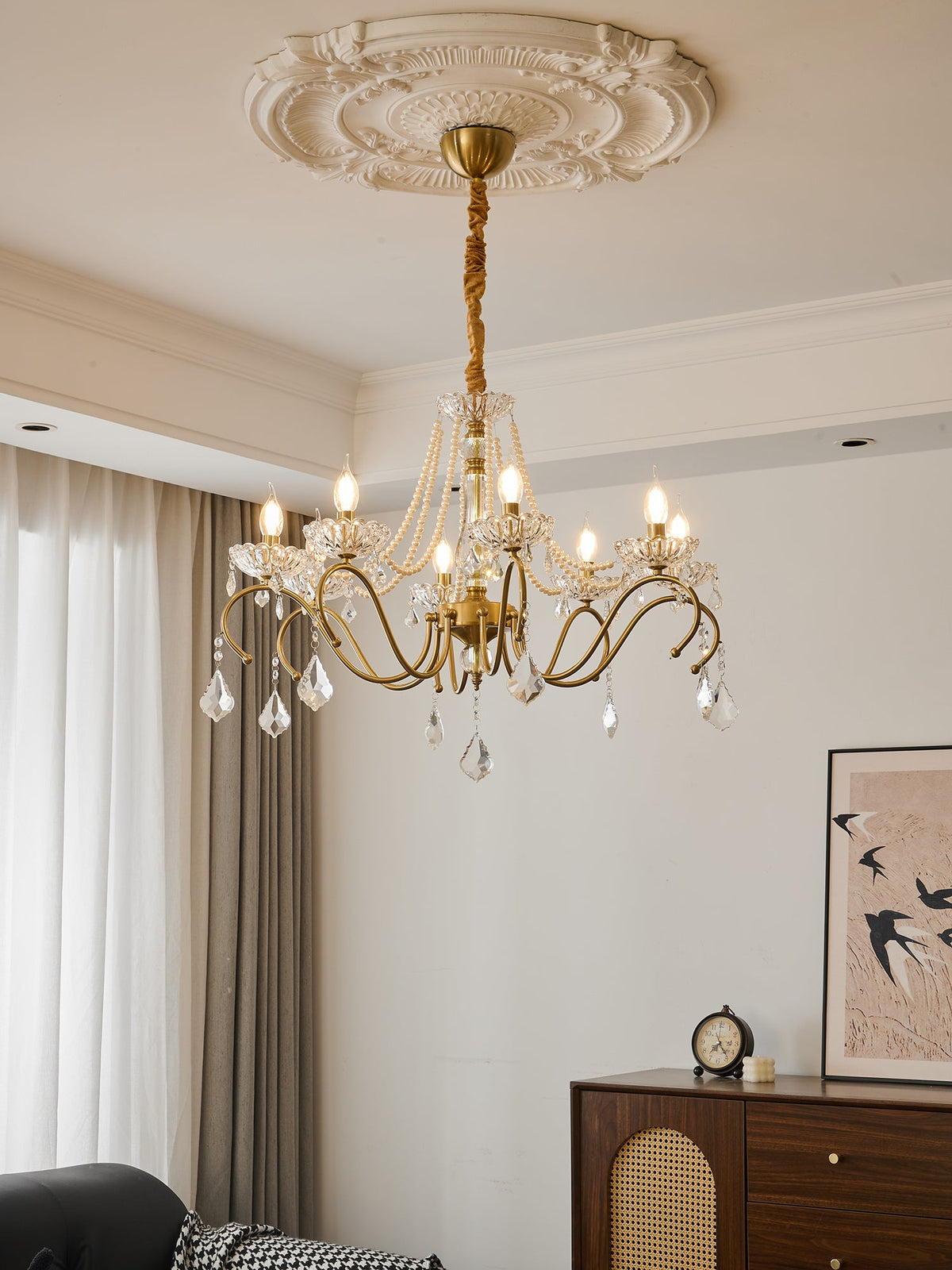Sapphire Crystal Chandelier