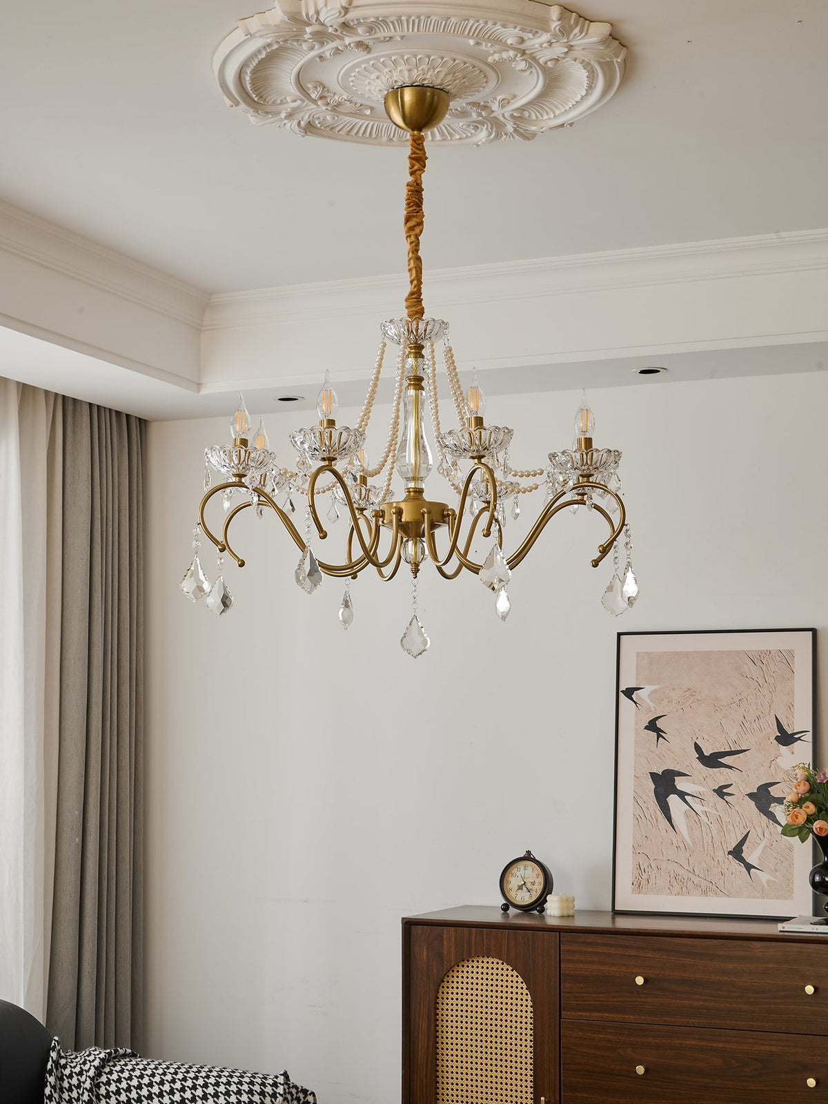 Sapphire Crystal Chandelier