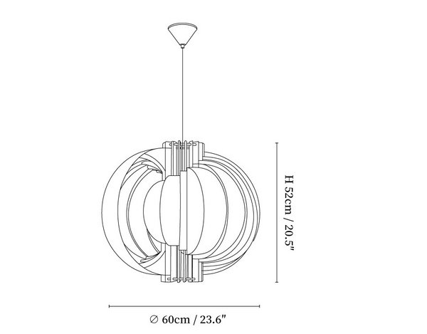 Saturn Ring Pendant Light
