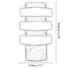 Saturn Travertine Table Lamp