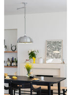 Saturno Chrome Pendant Lamp