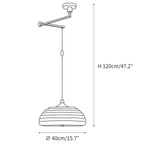 Saturno Chrome Pendant Lamp