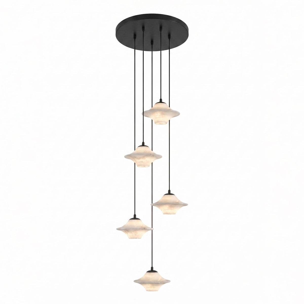 Saucer Alabaster Pendant Light