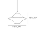 Saucer Alabaster Pendant Light