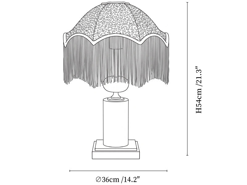 Savanna Fringe Table Lamp