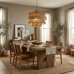 Savanna Tiered Raffia Pendant Lamp