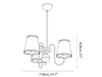 Scalloped Shade Chandelier