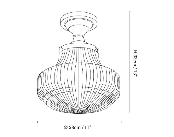 Schoolhouse Ceiling Light