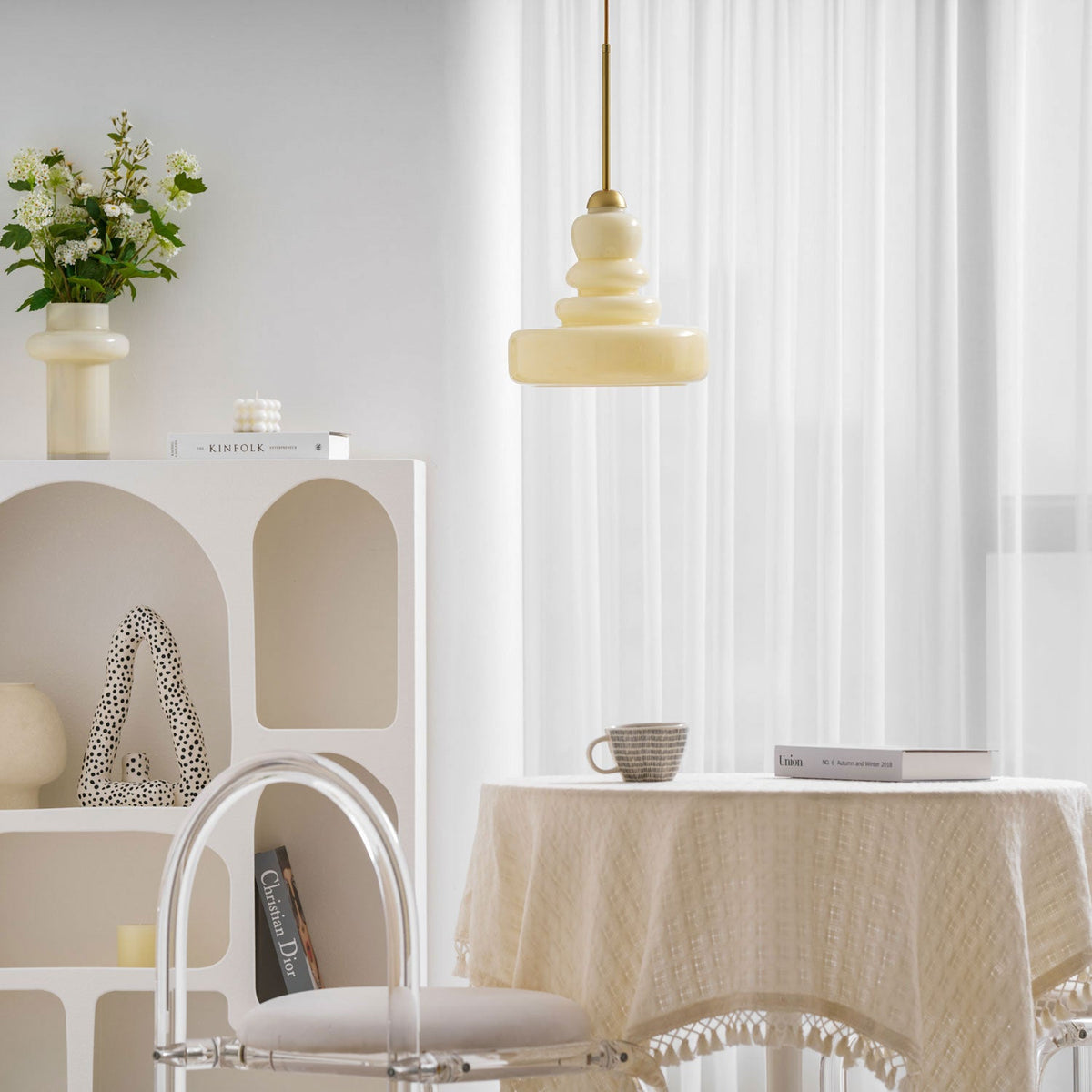 Schoolhouse Glass Pendant Light