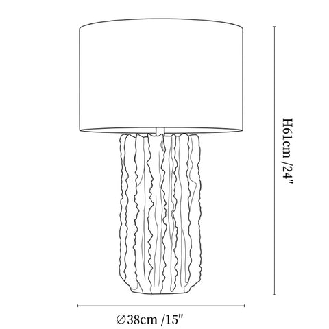 Scorza Ceramic Table Lamp