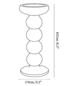 Sculpted Jade Candle Holder