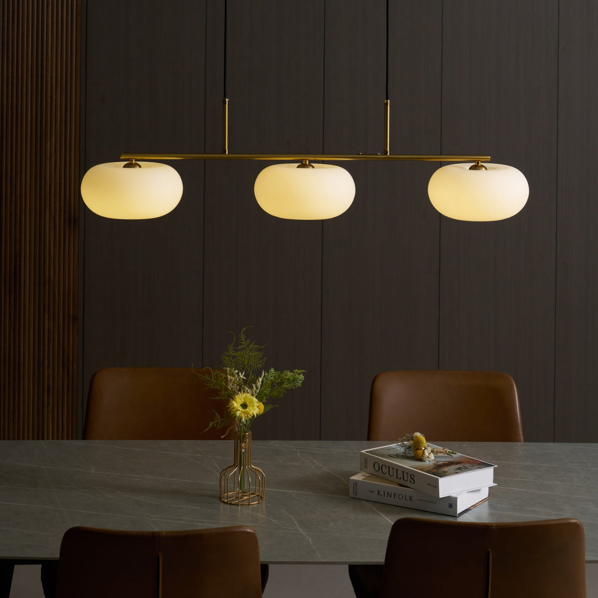Sculptural Pendant Light