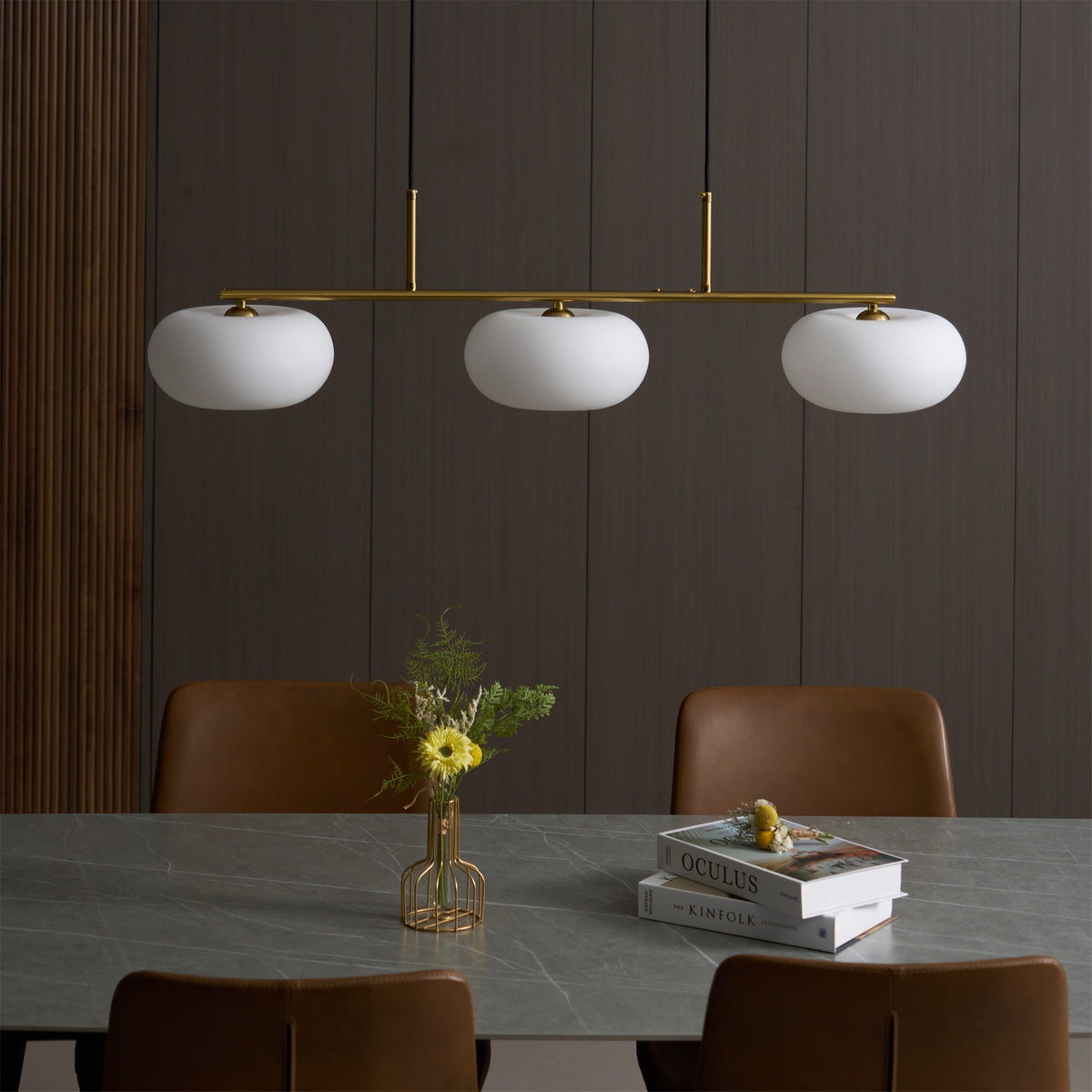 Sculptural Pendant Light