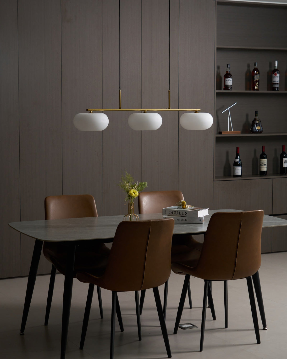 Sculptural Pendant Light