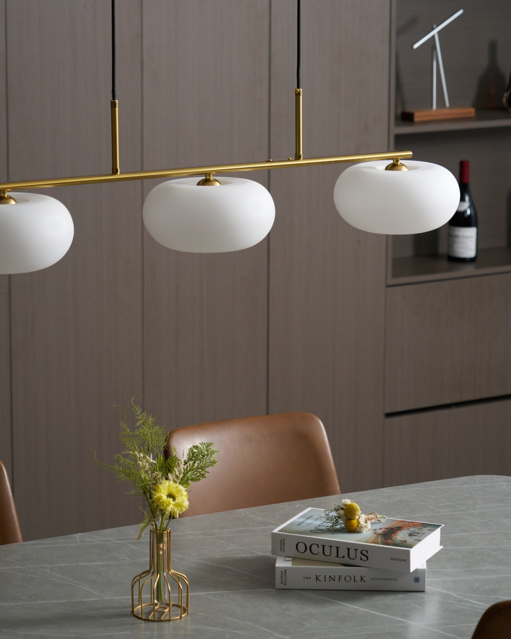 Sculptural Pendant Light
