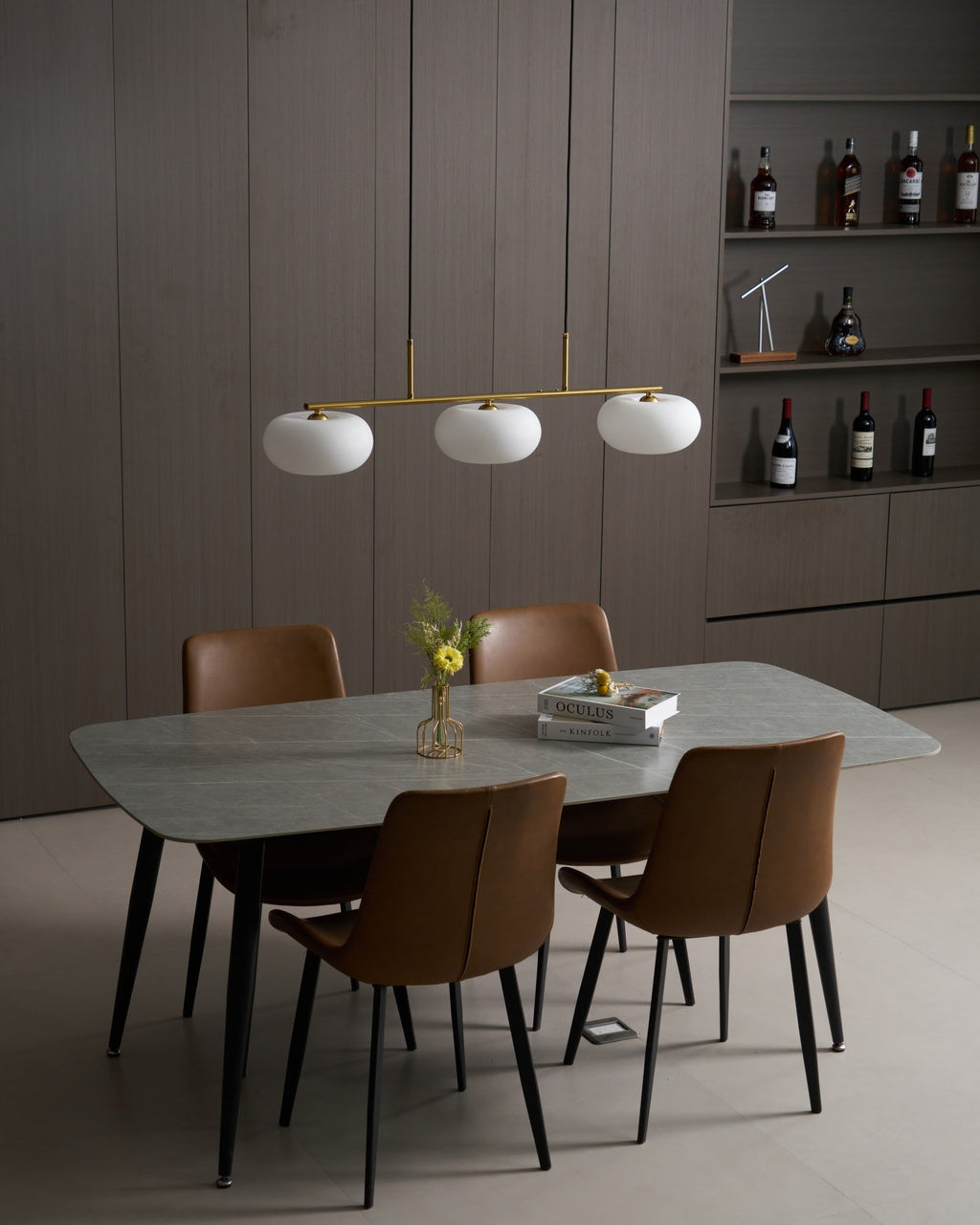 Sculptural Pendant Light