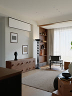 Sculptural Geometric Stack Floor Lamp