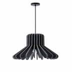 Sculptural Layered Felt Pendant Lamp