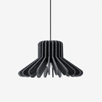 Sculptural Layered Felt Pendant Lamp