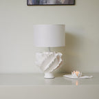 Sculptural Shell Inspired Table Lamp
