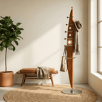 Sculptural Wood Coat Tree