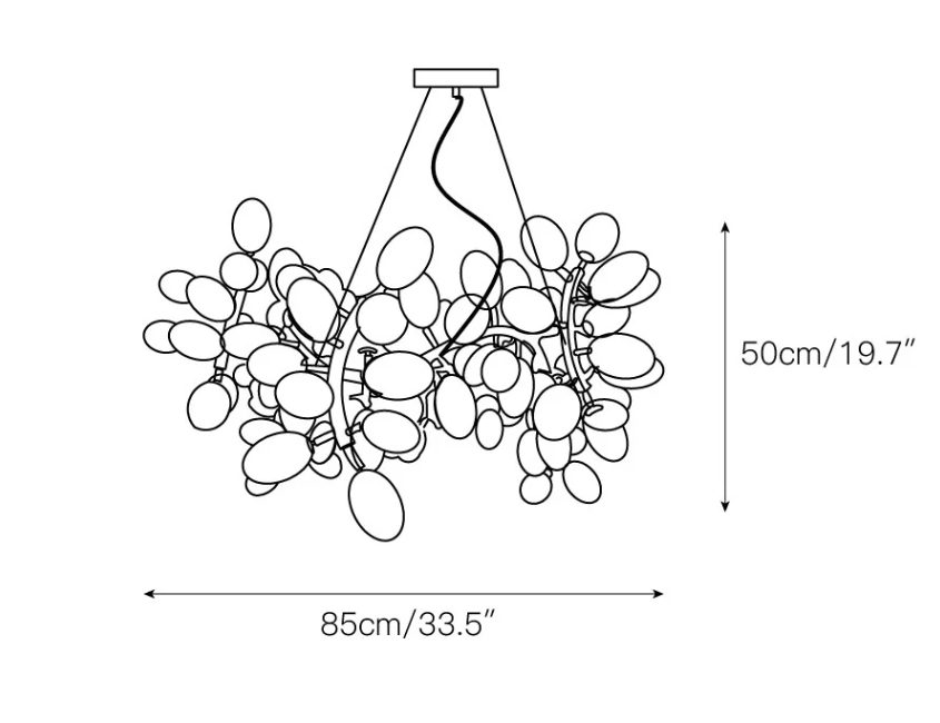 Selene Droplet Chandelier