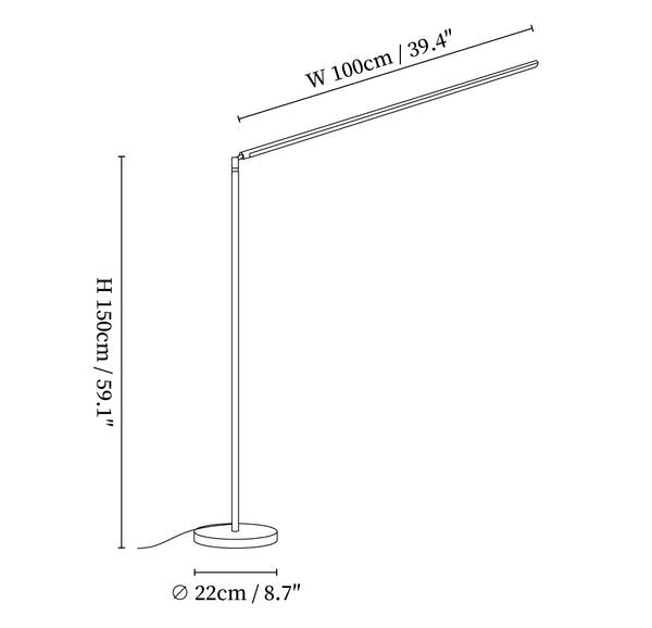 Selene Slim Floor Lamp