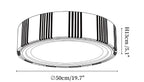 Selora Raffia Flush Mount Ceiling Light
