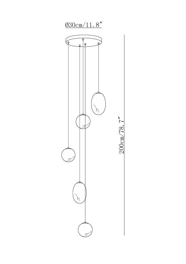 Selunia Alabaster Pendant Lamp