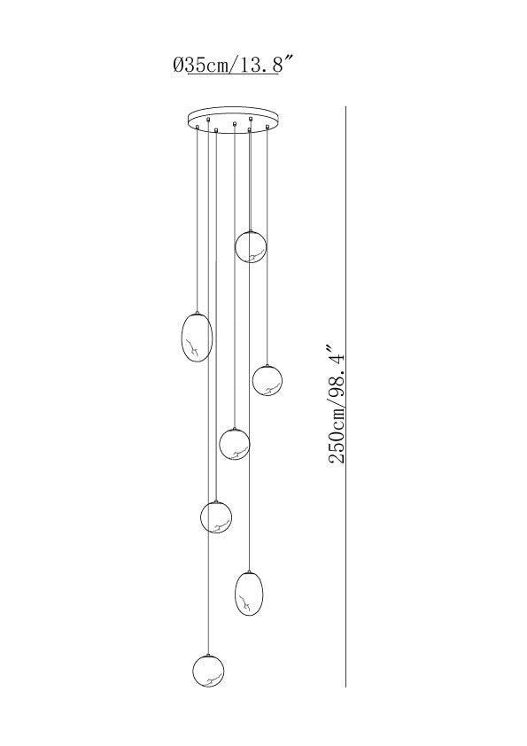 Selunia Alabaster Pendant Lamp