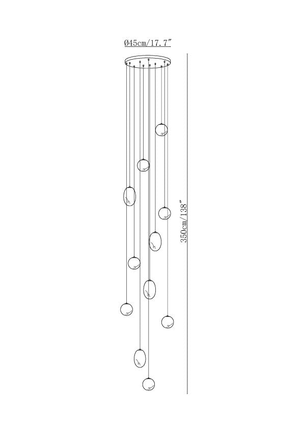 Selunia Alabaster Pendant Lamp