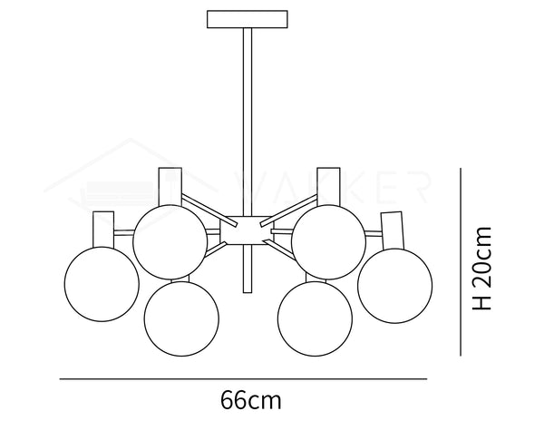 Selva Black Chandelier