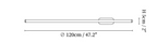 Seraphina Linear Plug-in Wall Sconce