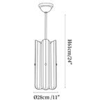 Seraphine Fluted Glass Pendant Light