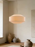 Serava Fabric Drum Pendant Light