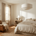 Serava Fabric Drum Pendant Light