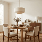 Serava Fabric Drum Pendant Light