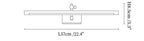 Serelune Pivot Vanity Wall Light
