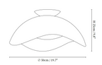 Serene Wave Ceiling Light