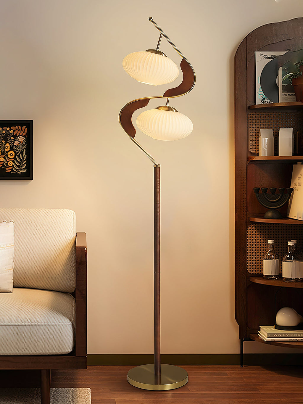Serenita Double Shade Floor Lamp
