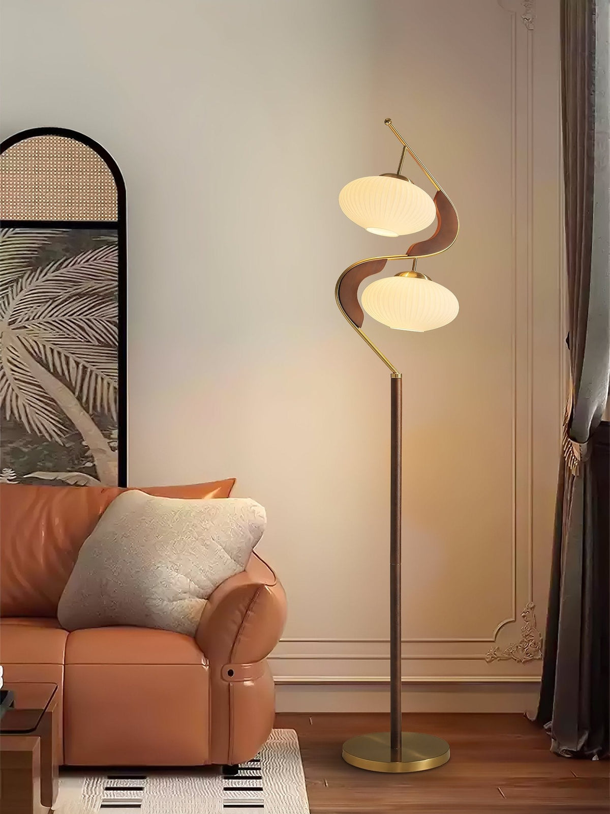 Serenita Double Shade Floor Lamp