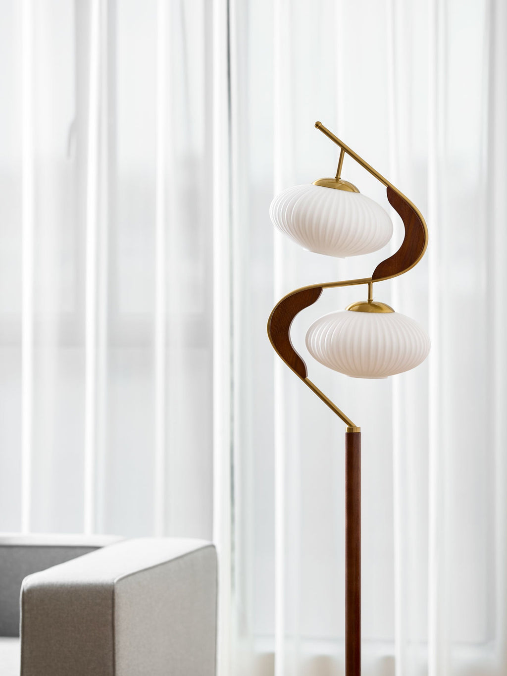 Serenita Double Shade Floor Lamp