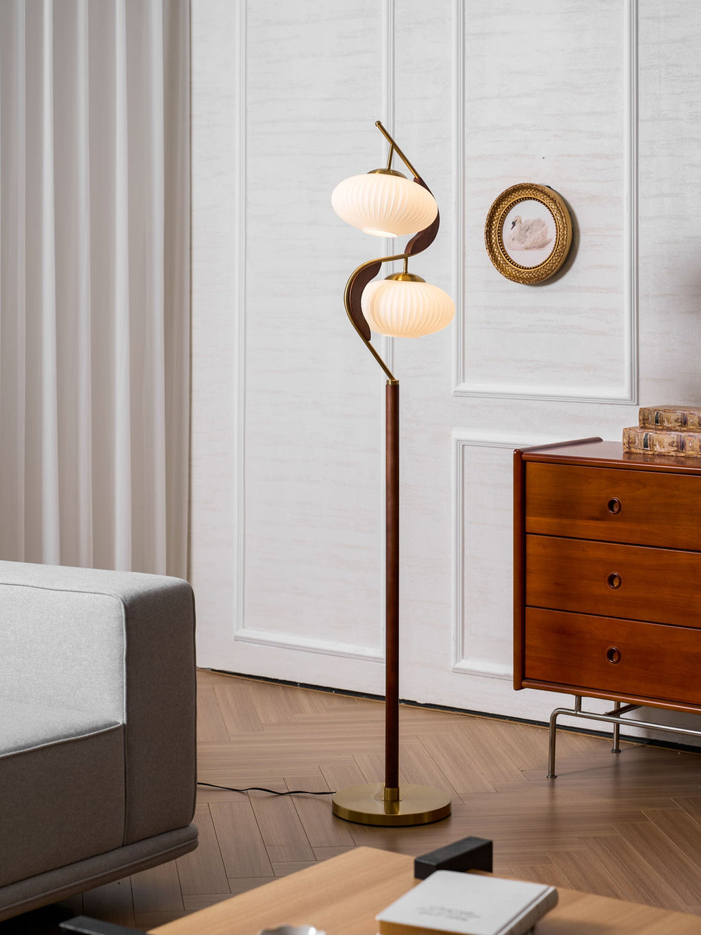 Serenita Double Shade Floor Lamp