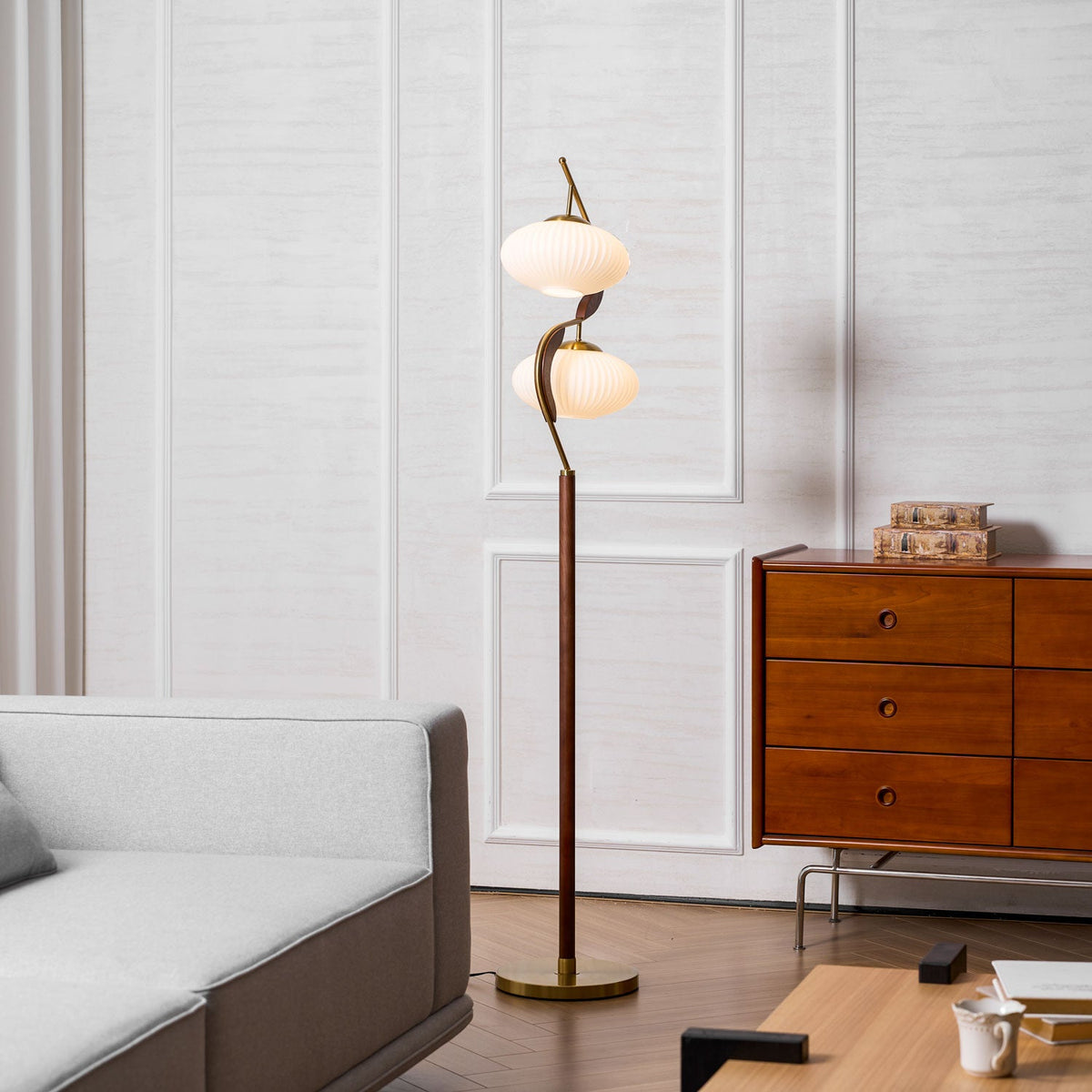 Serenita Double Shade Floor Lamp
