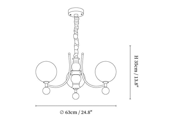 Serenus Sphere Chandelier