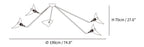 Multi-Arm Spider Ceiling Lamp B