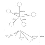 Multi-Arm Spider Ceiling Lamp B