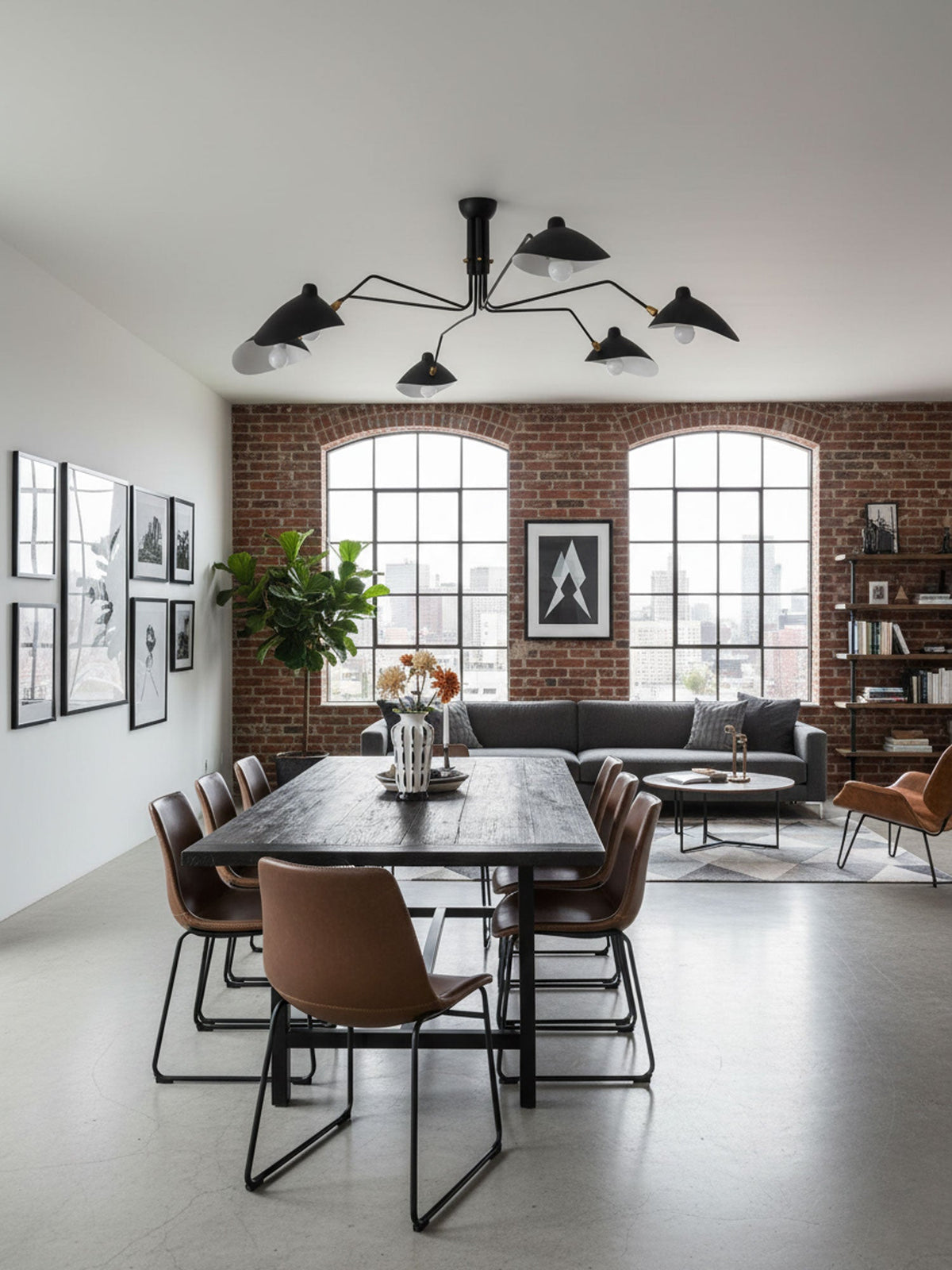 Serge Mouille Ceiling Light A