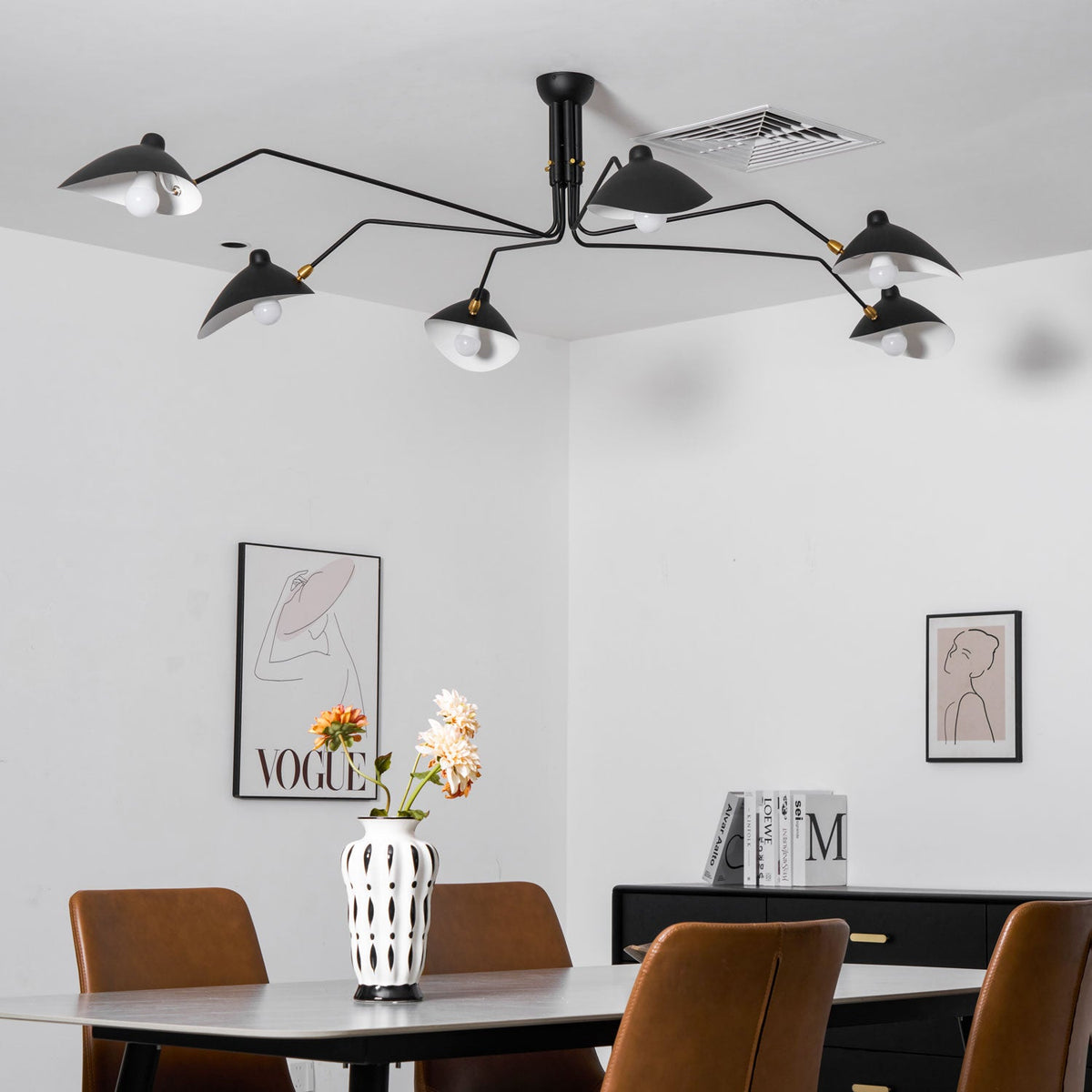 Serge Mouille Ceiling Light A